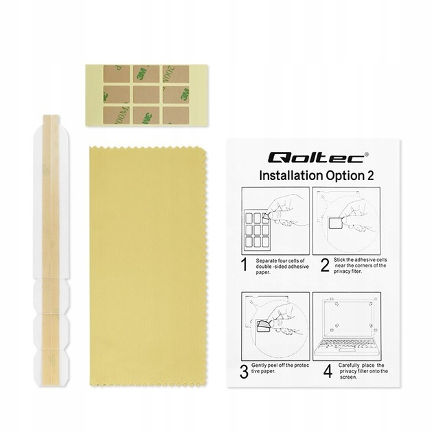 Filtr Qoltec prywatyzujący Rodo do Apple MacBook Pro Retina 2012-2015 15.4" (5901878510705) - obraz 3