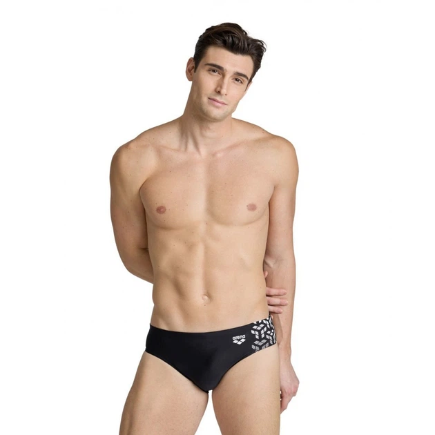 Мужские Плавки-слипы Arena KIKKO V SWIM BRIEFS черный, белый Муж 105 006750-510 105 - изображение 3