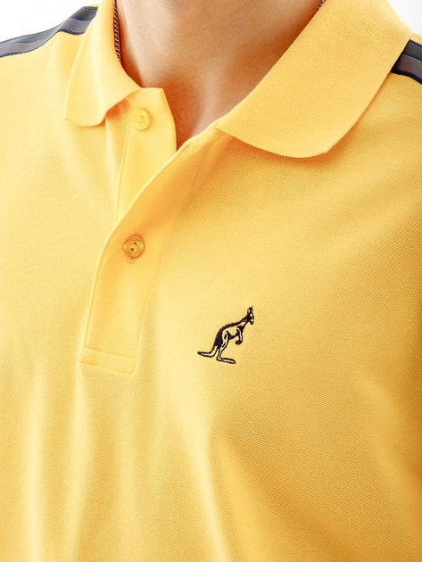 Мужская Футболка AUSTRALIAN TAPE STRIPE POLO CLUB PIQUE' Желтый L (7dLSUPO0060-329 L) - Фото 3 Мужская Футболка AUSTRALIAN TAPE STRIPE POLO CLUB PIQUE' Желтый L (7dLSUPO0060-329 L) - изображение 3