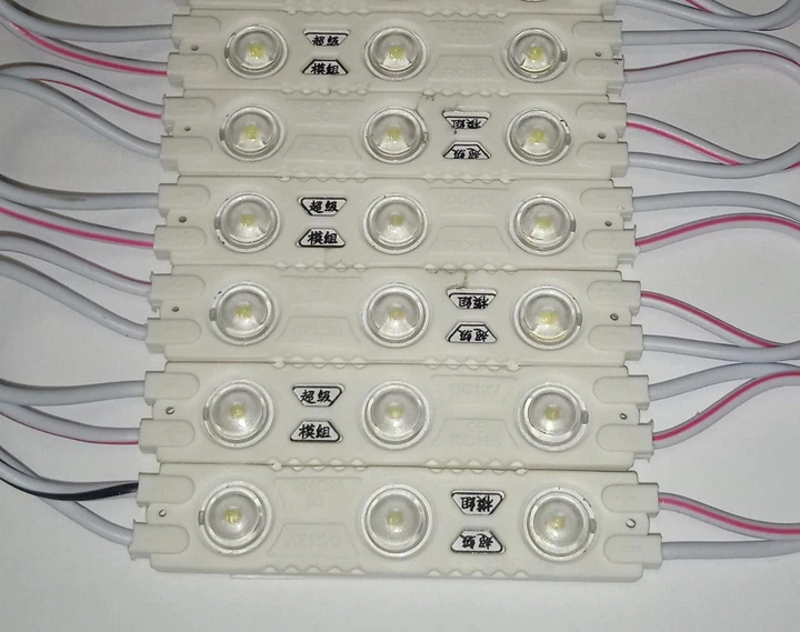 Модуль SMD 2835 (3Led) CW 6000К Plast 1.5W Q - зображення 2