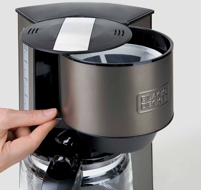Кавоварка крапельна Black+Decker BXCO1000E (1000W) (ES9200020B) - зображення 3