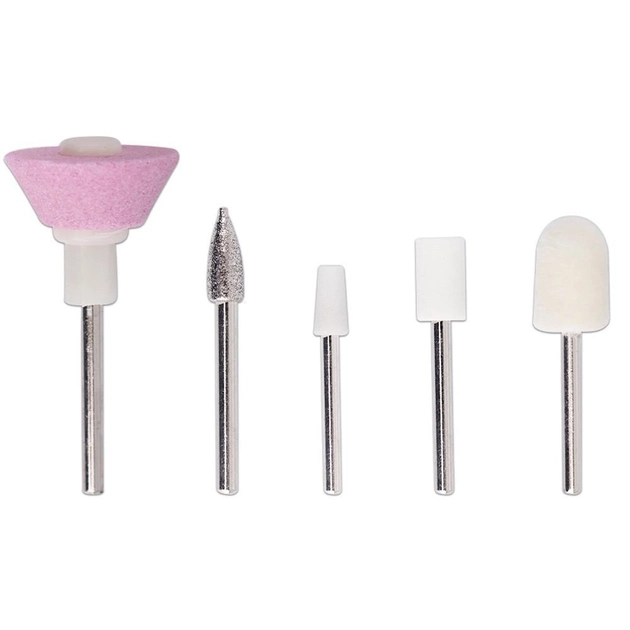 Машинка для маникюра и педикюра Flawless Salon Nails PRO Портативный фрезер ручка 7863 Розовый - изображение 3