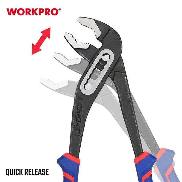 Клещи переставные WORKPRO 300 мм CR-V PRO WP231029 - изображение 5