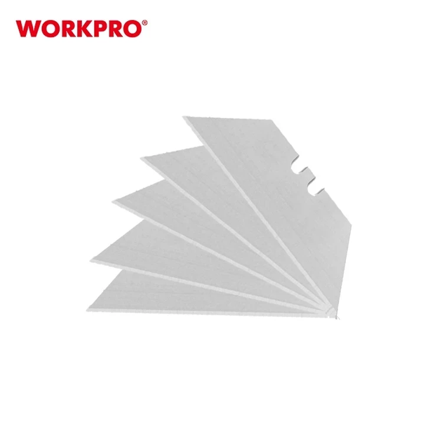 Лезвие трапециевидное для ножа WORKPRO (100 ед.) SK2 PRO WP213004 - изображение 2