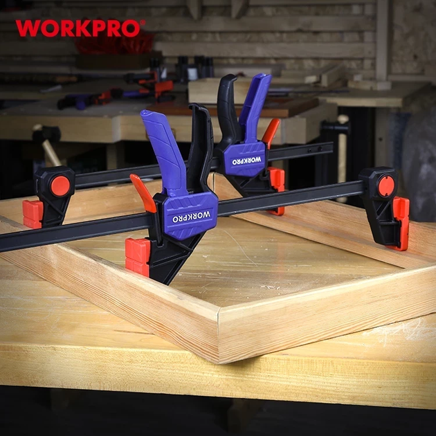 Струбцина быстрозажимная WORKPRO 450 мм PRO WP232037 - Фото 9 Струбцина быстрозажимная WORKPRO 450 мм PRO WP232037 - изображение 9