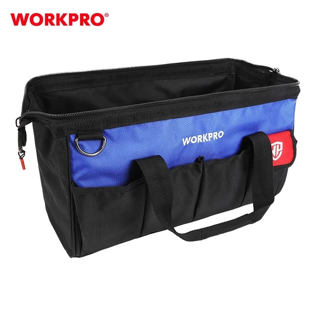 Сумка для инструмента WORKPRO 460x215x245мм 600D полиэстер, с регулируемым плечевым ремнем PRO WP281005 - изображение 2