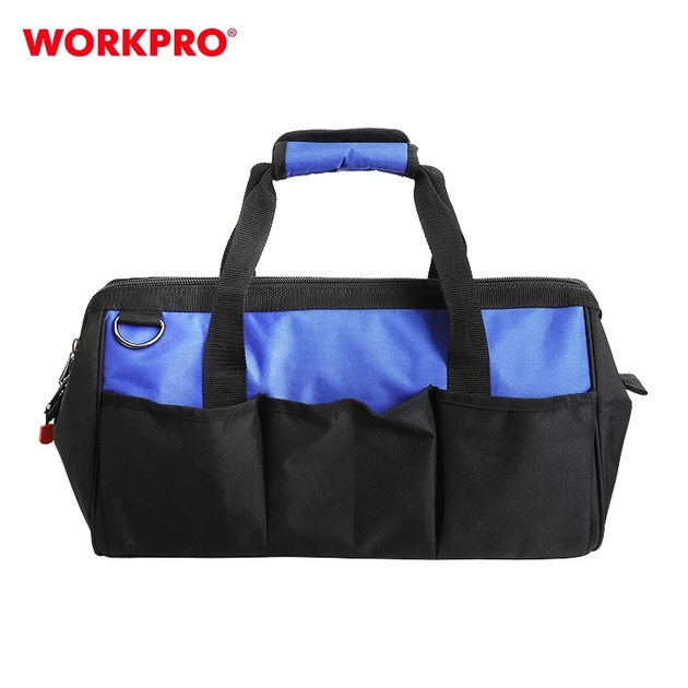 Сумка для инструмента WORKPRO 460x215x245мм 600D полиэстер, с регулируемым плечевым ремнем PRO WP281005 - изображение 4
