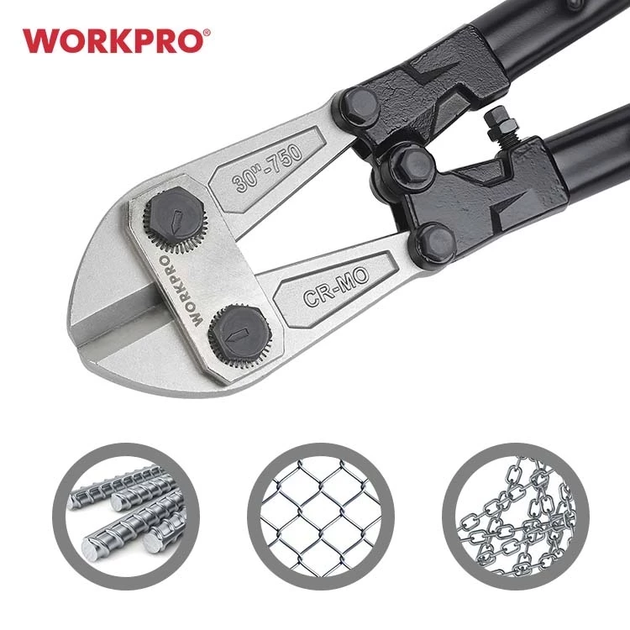 Болторез WORKPRO 750 мм CR-MO PRO WP216006 - Фото 4 Болторез WORKPRO 750 мм CR-MO PRO WP216006 - изображение 4