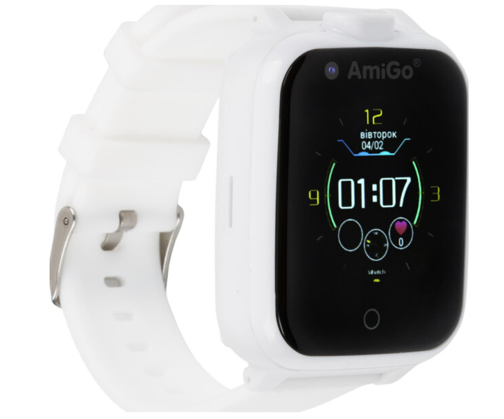 Дитячий смарт-годинник з відеодзвінком AmiGo GO006 GPS 4G WIFI VIDEOCALL White Білі - Фото 1 Дитячий смарт-годинник з відеодзвінком AmiGo GO006 GPS 4G WIFI VIDEOCALL White Білі - зображення 1