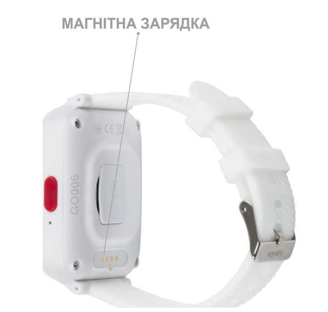 Дитячий смарт-годинник з відеодзвінком AmiGo GO006 GPS 4G WIFI VIDEOCALL White Білі - Фото 5 Дитячий смарт-годинник з відеодзвінком AmiGo GO006 GPS 4G WIFI VIDEOCALL White Білі - зображення 5