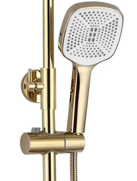 Душевая система Rea Storm gold с изливом REA-P9531 - изображение 6