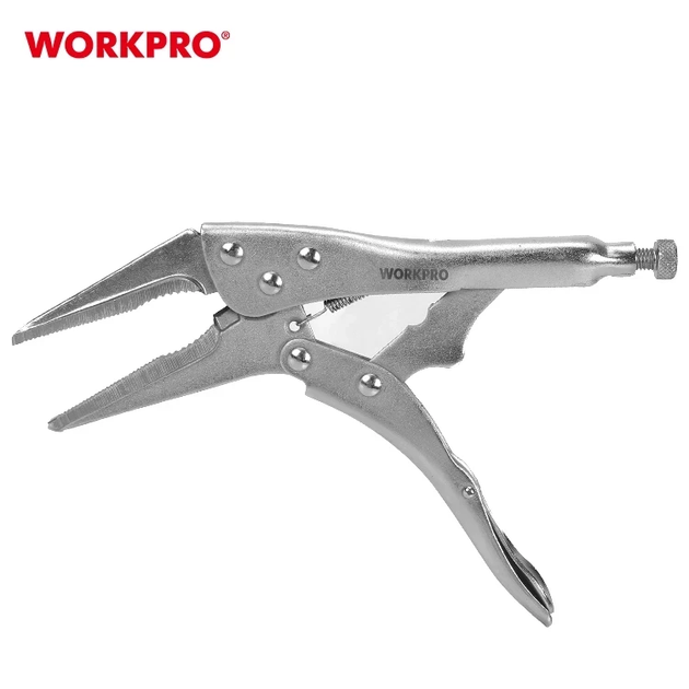 Кліщі затискні прямі (довгий нос) WORKPRO 250 мм WP231040 - зображення 2