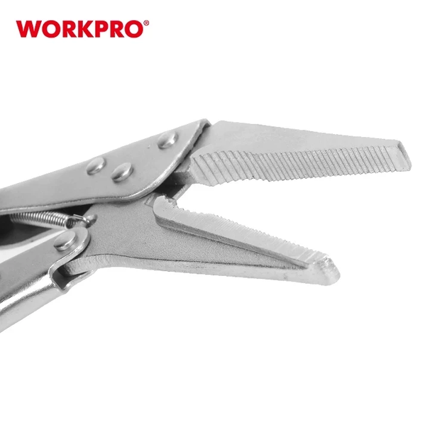 Кліщі затискні прямі (довгий нос) WORKPRO 250 мм WP231040 - зображення 4