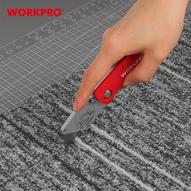 Нож трапециевидный складной WORKPRO WP211002 - изображение 5