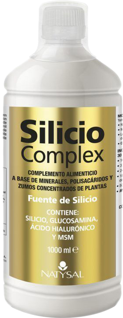 Натуральна харчова добавка Natysal Silicio Complex Con Glucosamina 1 л (8436020322976) - зображення 1