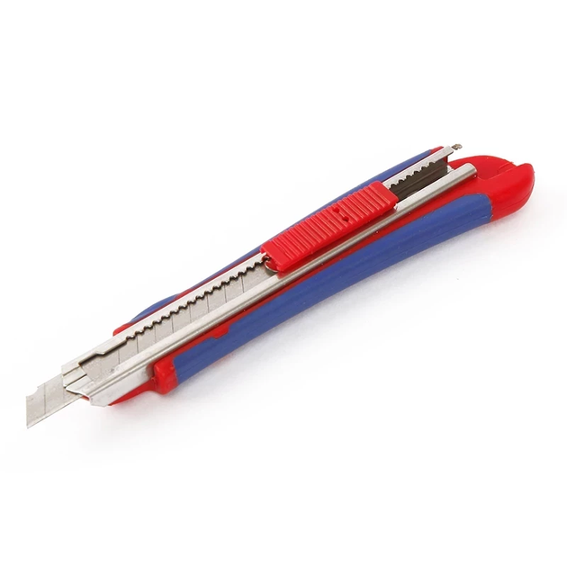 Ніж сегментний посилений з легкою заміною лез WORKPRO 9 мм PRO WP212010 - зображення 9