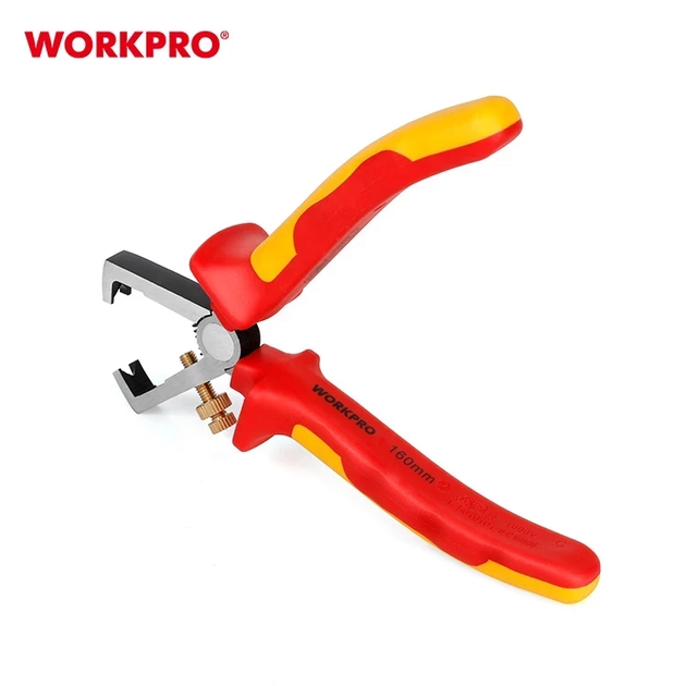 Клещи для снятия изоляции диэлектрические WORKPRO 160 мм EN/IEC 60900 10000V PRO PLUS WP342010 - изображение 3