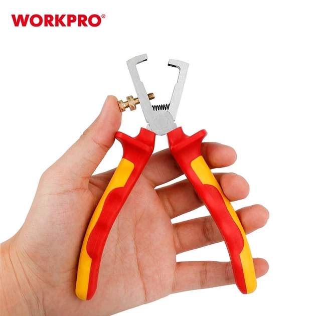Клещи для снятия изоляции диэлектрические WORKPRO 160 мм EN/IEC 60900 10000V PRO PLUS WP342010 - изображение 4