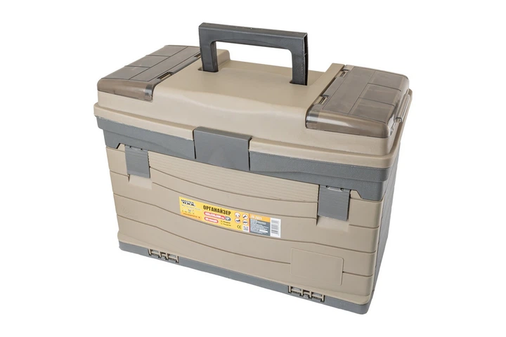 Органайзер MASTERTOOL з висувними лотками 4 шт 65 секцій 17" 435х235х300 мм (79-2071) - Фото 2 Органайзер MASTERTOOL з висувними лотками 4 шт 65 секцій 17" 435х235х300 мм (79-2071) - зображення 2