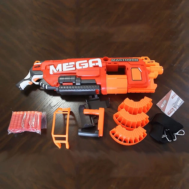Пулемет Nerf Mega Mastodon (B5575), эко-упаковка – игрушки с