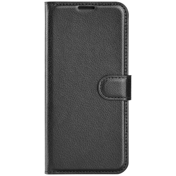Классический чехол-книжка Deexe Book Type для Motorola Moto G84 - Black - изображение 5