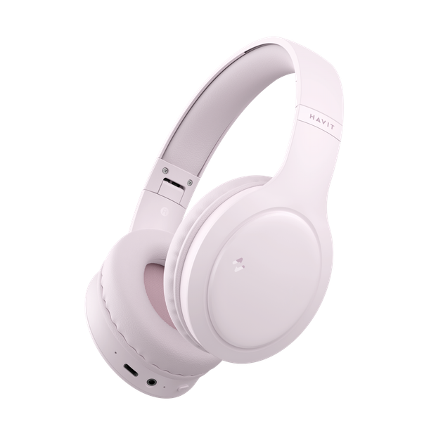 Бездротові навушники Bluetooth HAVIT HV-H633BT Pink - изображение 5