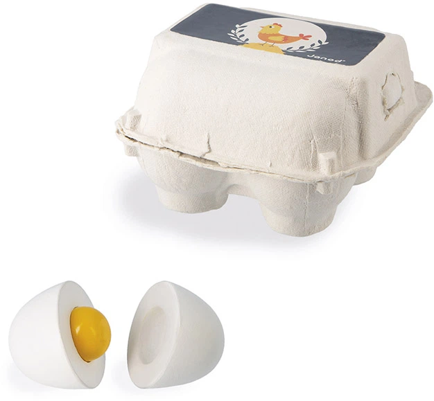 Zestaw do zabawy Janod Tacka z jajkami (J06593) - obraz 3