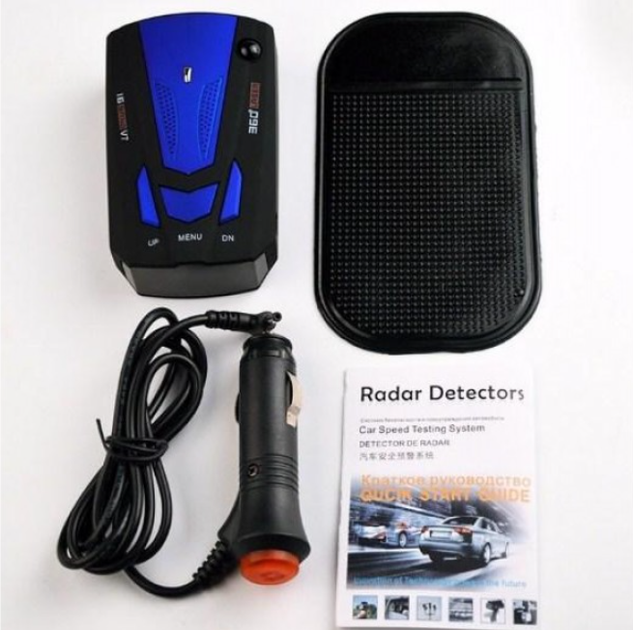 Антирадар светодиодный GRB Radar Detector дисплей 16 BAND V7 360 градусов - изображение 2