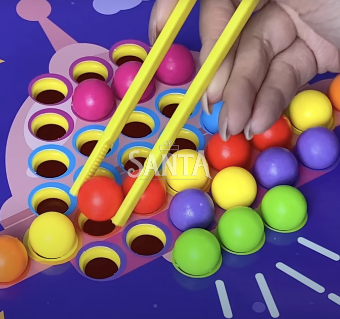 Мозаика детская, 4FUN Game Club, 84 элемента, 12 картинок-шаблонов, щипцы, кор 28*26*5см (67941) - Фото 4 Мозаика детская, 4FUN Game Club, 84 элемента, 12 картинок-шаблонов, щипцы, кор 28*26*5см (67941) - изображение 4