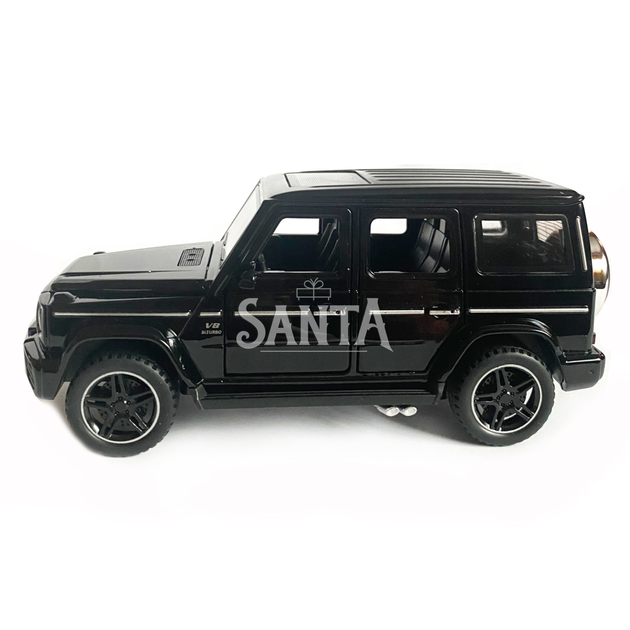 Іграшкова машинка металева Mercedes-Benz G-Клас AMG Gelandewagen, мерседес гелік, Автоексперт, чорний, звук, світло, інерція, відкр двері, багажник, капот, 1:32, 15*7*6,5см (ТК-11030) - зображення 5