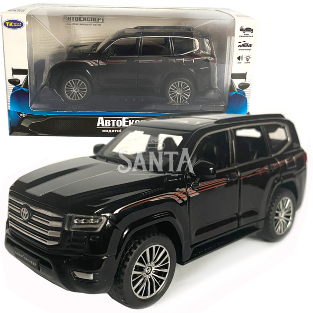 Іграшкова машинка металева Toyota Land Cruiser 300, тойота ленд