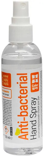 Антисептик ColorWay Anti-Bacterial Hand Spray Лимон 100 мл (4823108603524) - зображення 1