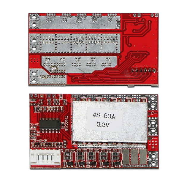 BMS контроллер 4S LiFePo4 12V 50A,плата,контроллер 3.2V с балансировкой ...