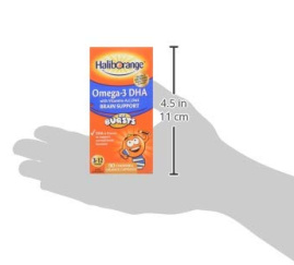 Омега-3 для дітей Haliborange Omega-3 DHA + Vits A C & D Brain Support 90 chew tab апельсин - зображення 5