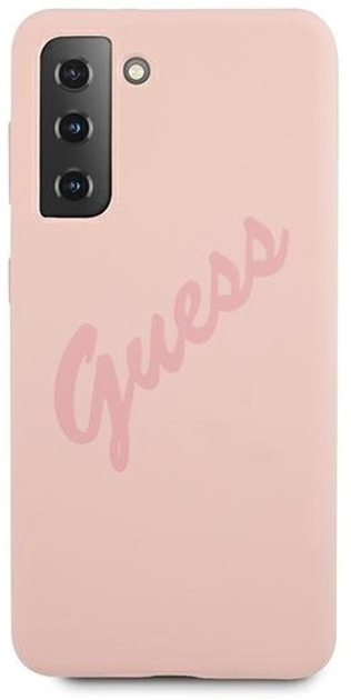 Панель Guess Script Vintage для Samsung Galaxy S21 Plus Рожевий (3700740496077) - зображення 2