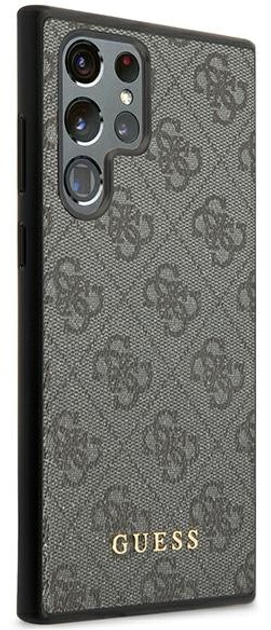 Etui plecki Guess 4G Big Metal Logo do Samsung Galaxy Ultra Grey (3666339042677) - obraz 3