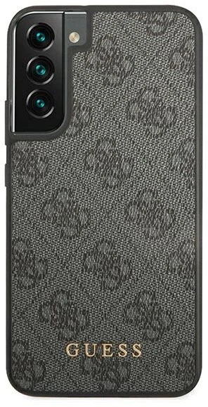 Etui plecki Guess 4G Metal Gold Logo do Samsung Galaxy S22 Grey (3666339042653) - obraz 2