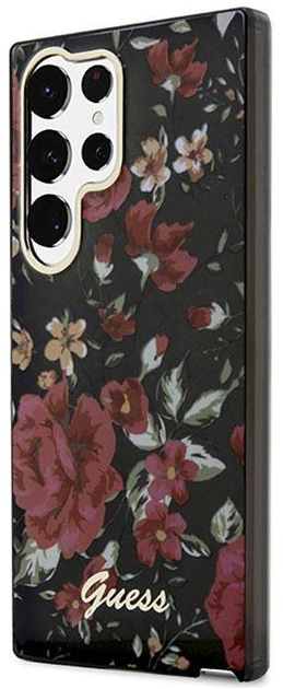 Etui plecki Guess Flower Collection do Samsung Galaxy S23 Ultra Khaki (3666339117276) - obraz 2