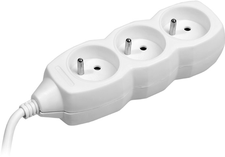 Подовжувач Tracer PowerCord 3 розетки 3 м White (TRALIS44614) - зображення 3