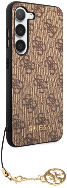Панель Guess 4G Charms Collection для Samsung Galaxy S23 Plus Коричневий (3666339114978) - зображення 3