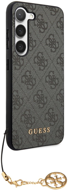 Панель Guess 4G Charms Collection для Samsung Galaxy S23 Сірий (3666339114992) - зображення 3