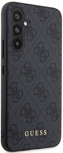 Панель Guess 4G Metal Gold Logo для Samsung Galaxy A54 5G Сірий (3666339123918) - зображення 3