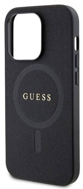 Панель Guess Saffiano MagSafe для Apple iPhone 11 Чорний (3666339155667) - зображення 2