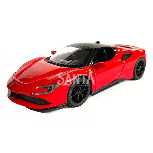Игрушечная машинка металлическая Ferrari, Феррари красная, звук