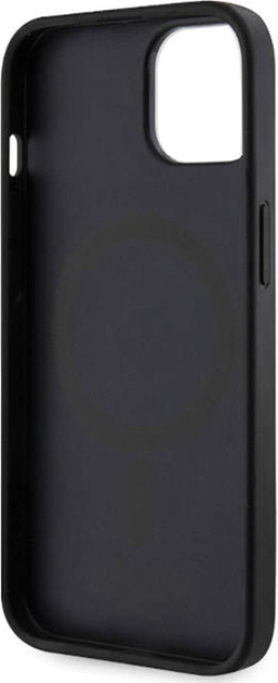 Панель Guess 4G Printed Stripes MagSafe для Apple iPhone 14 Чорний (3666339119676) - зображення 2