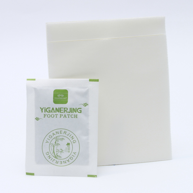 Пластир на стопи для виведення токсинів Foot Patch Detox Yigaerjing упаковка 10 штук - зображення 4