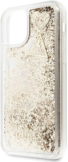 Etui plecki Guess Glitter Charms do Apple iPhone 11 Pro Gold (3700740478615) - obraz 2