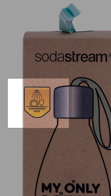 Пляшка для води SodaStream My Only Bottle Icy 500 мл Blue (8719128115306) - зображення 4
