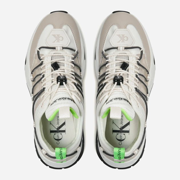 Sneakersy damskie na wysokiej platformie Calvin Klein Jeans YW0YW01213 37 Beżowe (8720108613354) - obraz 5