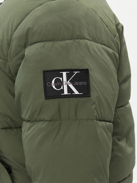 Пуховик чоловічий Calvin Klein J30J324072 L Зелений (8720108501675) - зображення 4